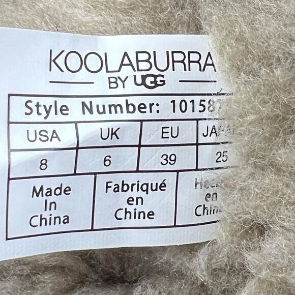 Koolaburra X UGG Women’s Victoria Short Black Suede Winter Boot Size US 8 - Picture 10 of 10